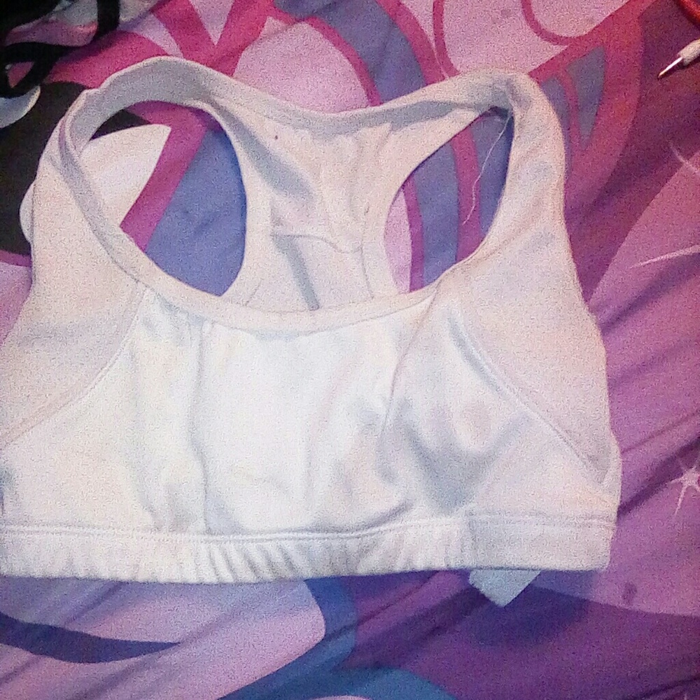A sports bra